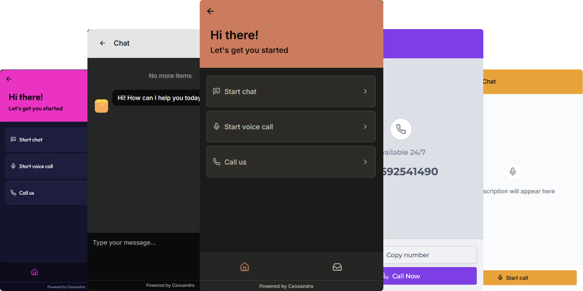 Cassandra AI dashboard